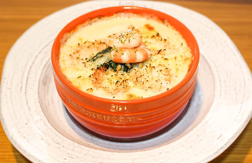 エビたっぷりクリームドリア