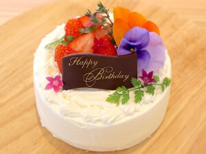 【宿泊対象】大切な1日を林音でお祝いしませんか？お誕生日ケーキのご予約を承ります