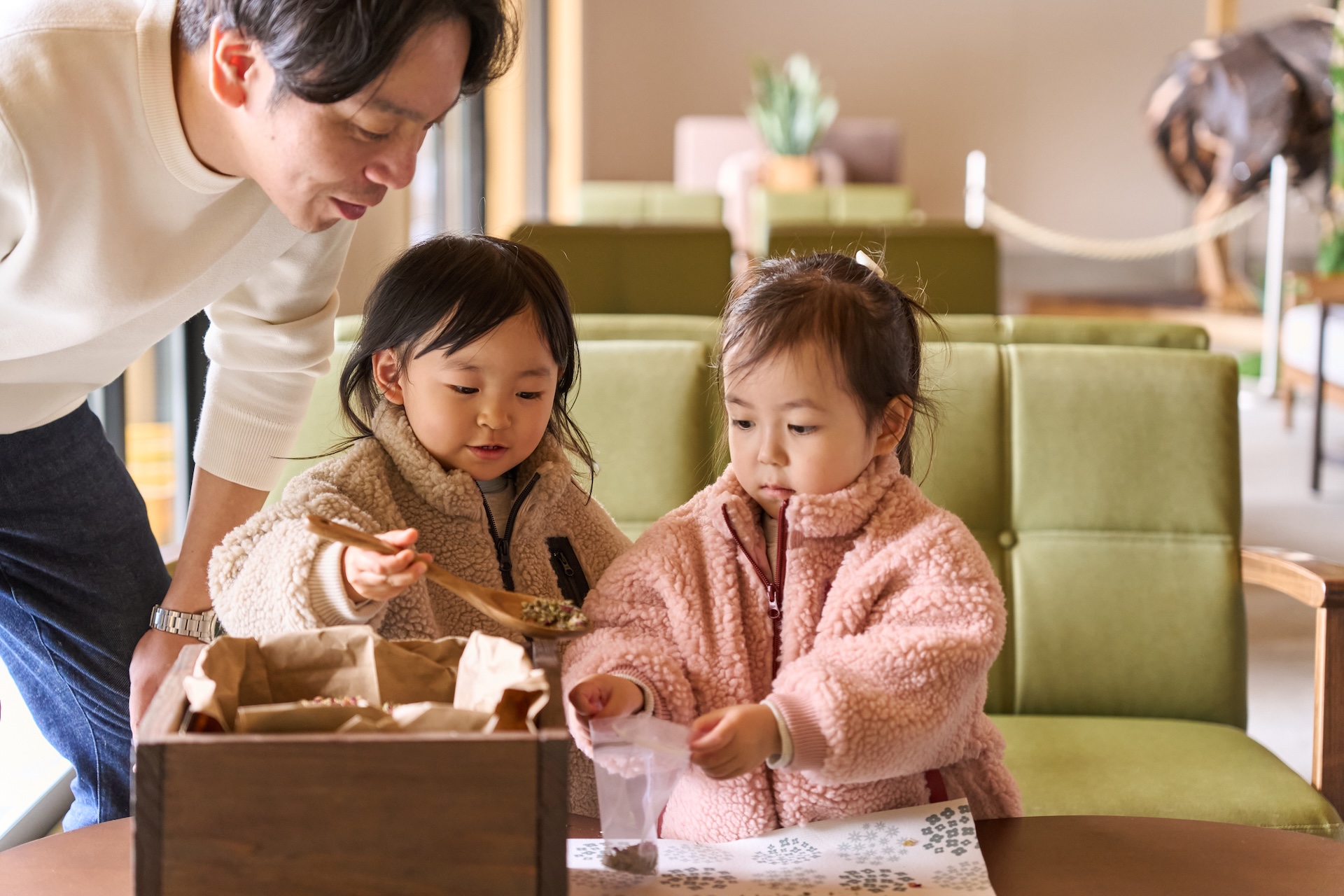 チェックインとお風呂