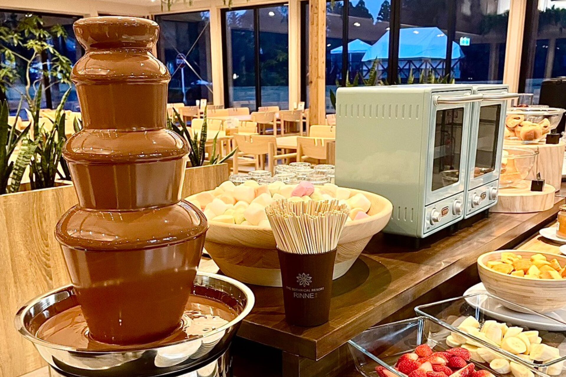 バレンタインデー チョコレートファウンテン