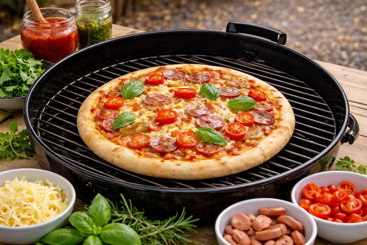 親子でオリジナルピザ作り体験