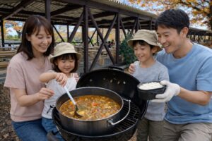 【3/15｜日帰り・宿泊対象】親子でチャレンジ！飯盒炊飯カレーライスづくり体験